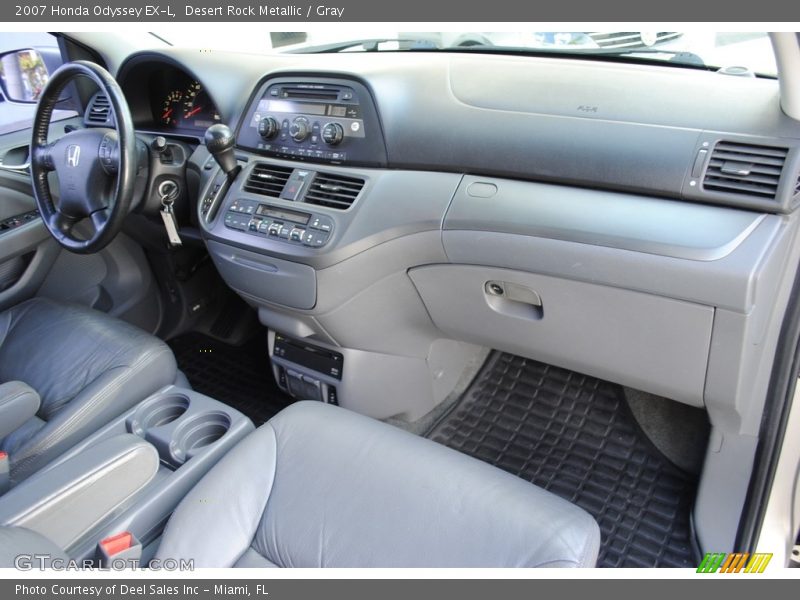 Desert Rock Metallic / Gray 2007 Honda Odyssey EX-L