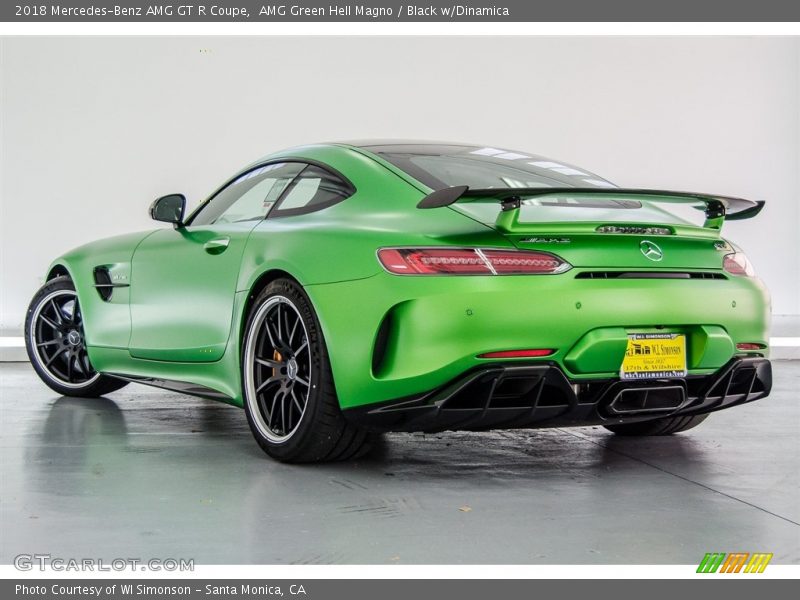 AMG Green Hell Magno / Black w/Dinamica 2018 Mercedes-Benz AMG GT R Coupe