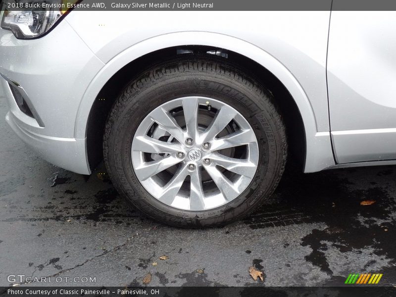 Galaxy Silver Metallic / Light Neutral 2018 Buick Envision Essence AWD
