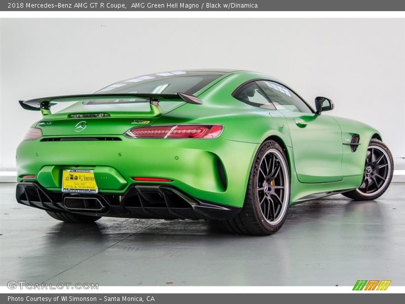 AMG Green Hell Magno / Black w/Dinamica 2018 Mercedes-Benz AMG GT R Coupe