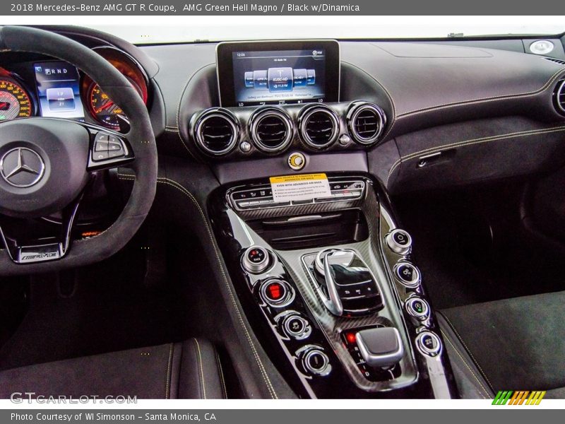 Dashboard of 2018 AMG GT R Coupe