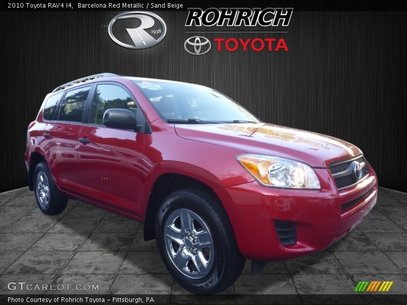 Barcelona Red Metallic / Sand Beige 2010 Toyota RAV4 I4