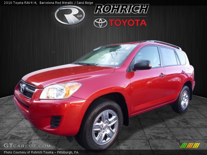 Barcelona Red Metallic / Sand Beige 2010 Toyota RAV4 I4