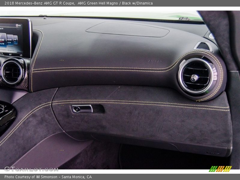 Dashboard of 2018 AMG GT R Coupe