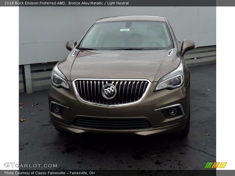 Bronze Alloy Metallic / Light Neutral 2018 Buick Envision Preferred AWD
