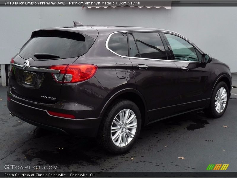 Midnight Amethyst Metallic / Light Neutral 2018 Buick Envision Preferred AWD