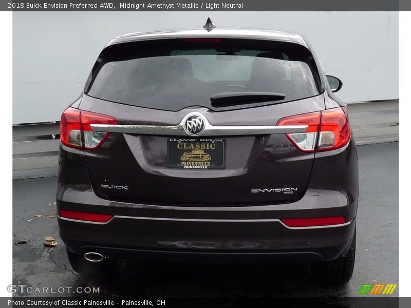 Midnight Amethyst Metallic / Light Neutral 2018 Buick Envision Preferred AWD