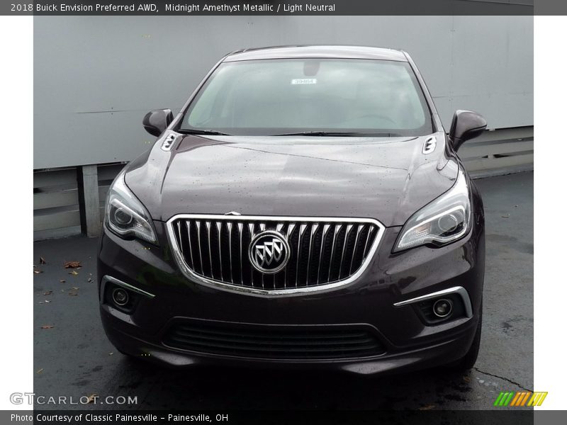 Midnight Amethyst Metallic / Light Neutral 2018 Buick Envision Preferred AWD