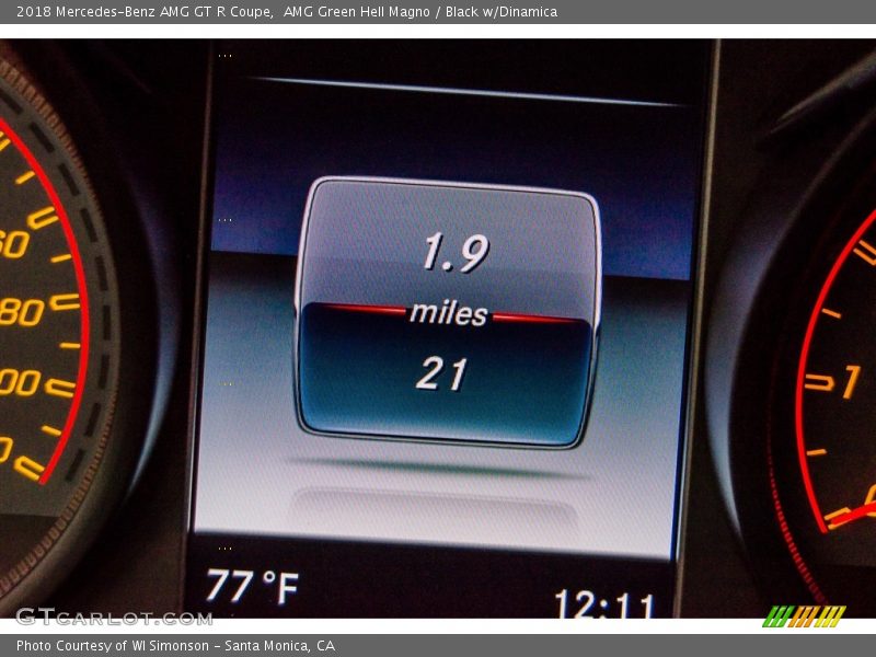 AMG Green Hell Magno / Black w/Dinamica 2018 Mercedes-Benz AMG GT R Coupe