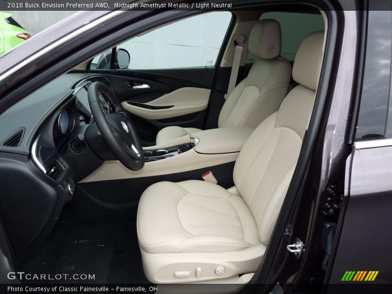 Midnight Amethyst Metallic / Light Neutral 2018 Buick Envision Preferred AWD