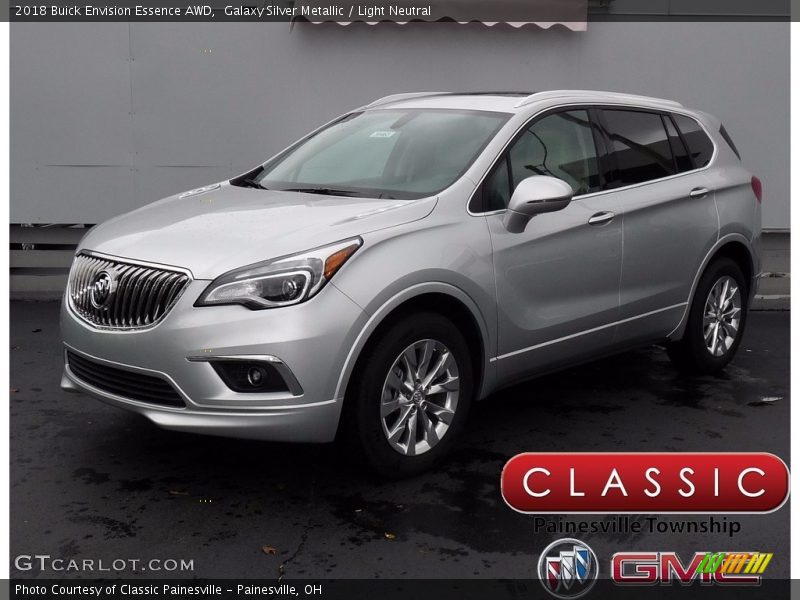 Galaxy Silver Metallic / Light Neutral 2018 Buick Envision Essence AWD