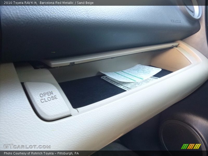 Barcelona Red Metallic / Sand Beige 2010 Toyota RAV4 I4