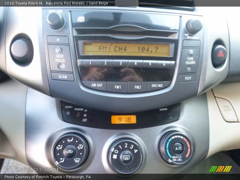 Barcelona Red Metallic / Sand Beige 2010 Toyota RAV4 I4