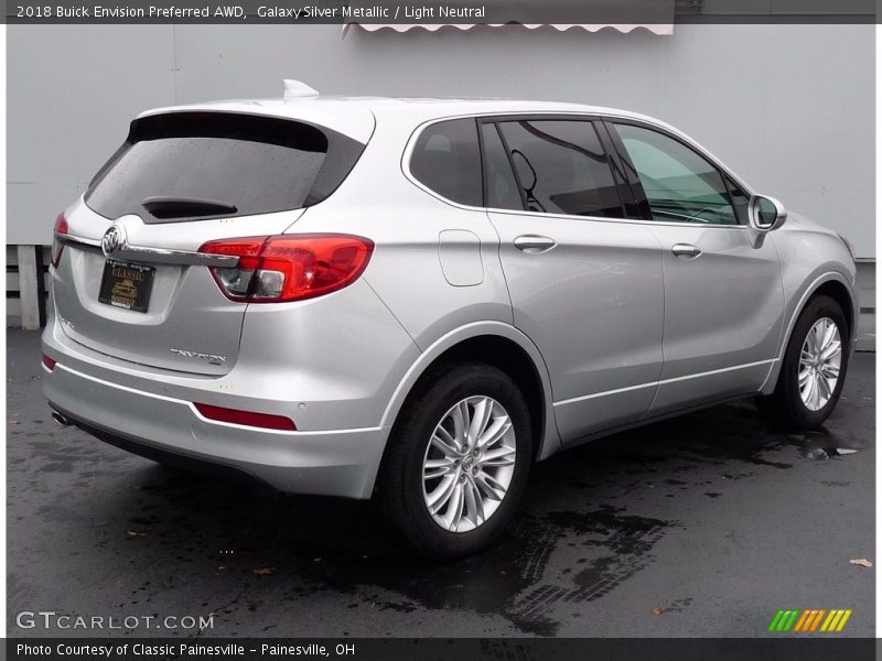 Galaxy Silver Metallic / Light Neutral 2018 Buick Envision Preferred AWD