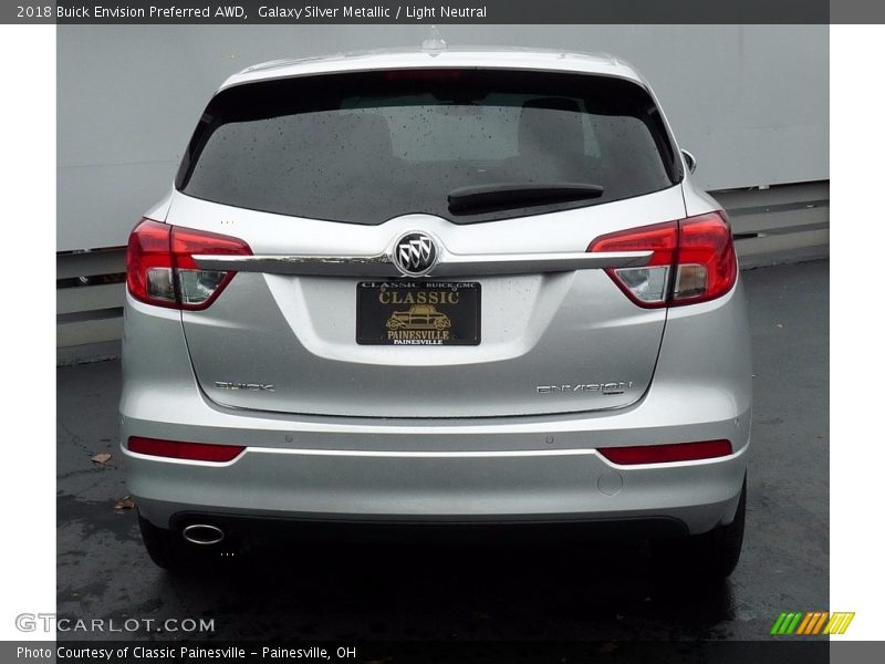 Galaxy Silver Metallic / Light Neutral 2018 Buick Envision Preferred AWD