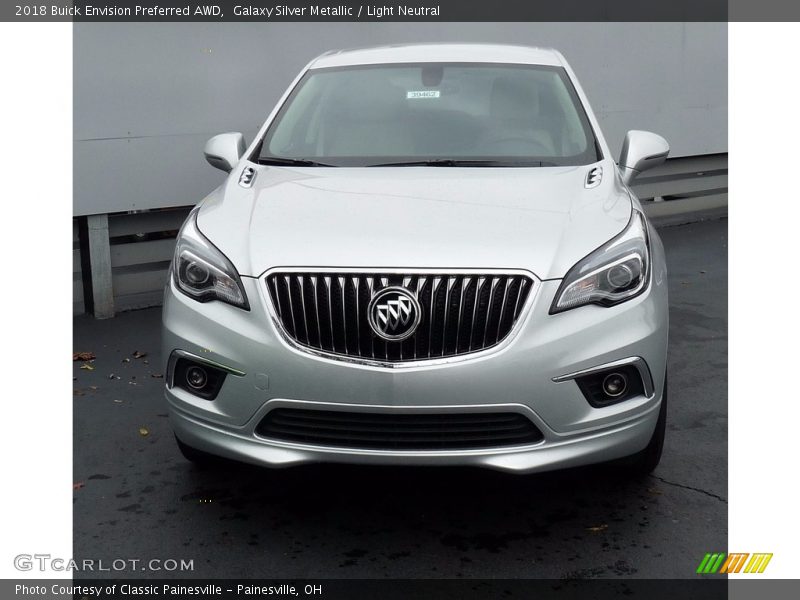 Galaxy Silver Metallic / Light Neutral 2018 Buick Envision Preferred AWD
