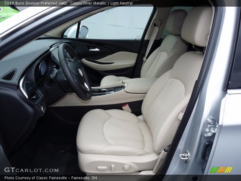 Galaxy Silver Metallic / Light Neutral 2018 Buick Envision Preferred AWD