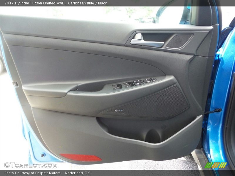 Caribbean Blue / Black 2017 Hyundai Tucson Limited AWD