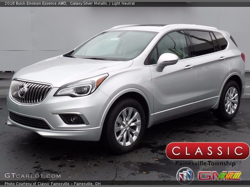Galaxy Silver Metallic / Light Neutral 2018 Buick Envision Essence AWD