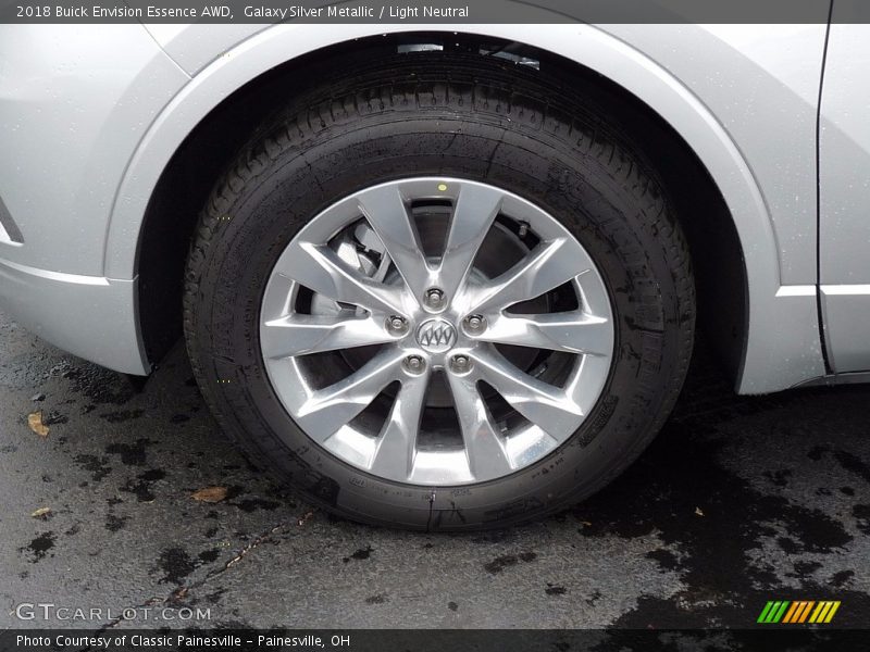 Galaxy Silver Metallic / Light Neutral 2018 Buick Envision Essence AWD