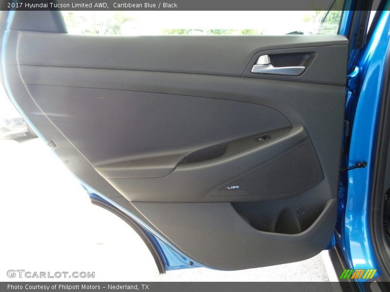 Caribbean Blue / Black 2017 Hyundai Tucson Limited AWD