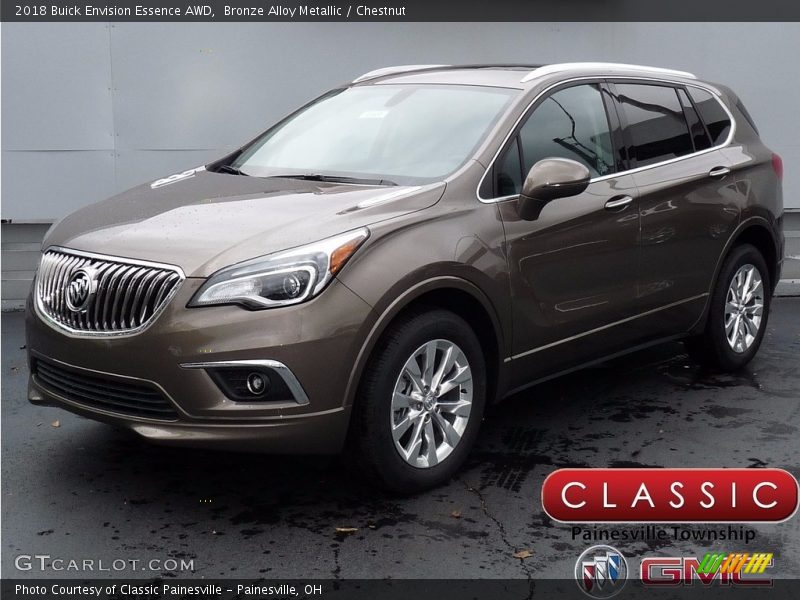 Bronze Alloy Metallic / Chestnut 2018 Buick Envision Essence AWD