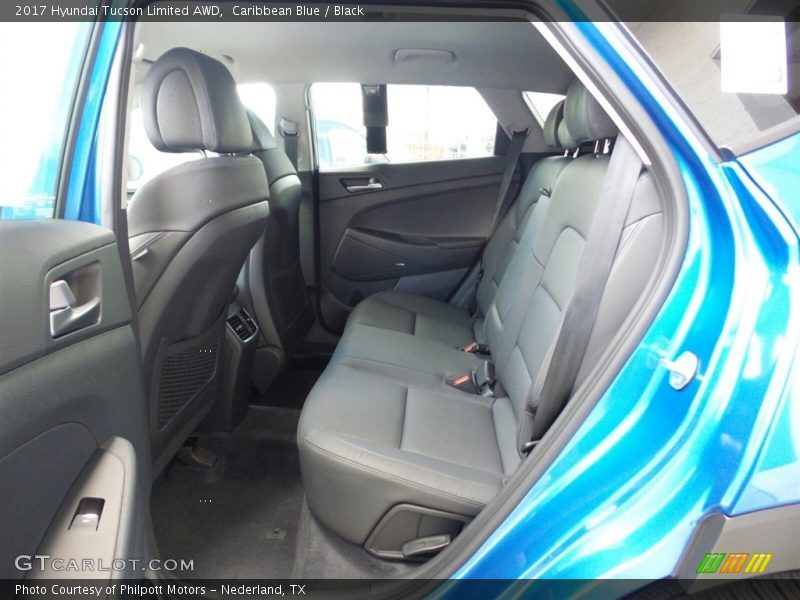 Caribbean Blue / Black 2017 Hyundai Tucson Limited AWD