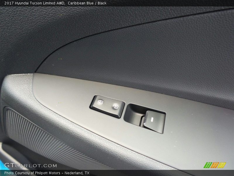 Caribbean Blue / Black 2017 Hyundai Tucson Limited AWD