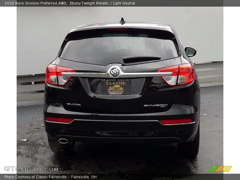 Ebony Twilight Metallic / Light Neutral 2018 Buick Envision Preferred AWD