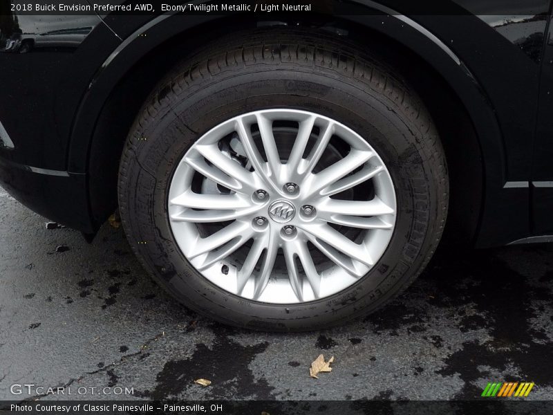 Ebony Twilight Metallic / Light Neutral 2018 Buick Envision Preferred AWD