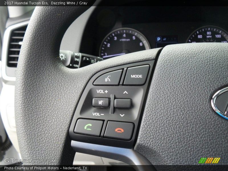 Dazzling White / Gray 2017 Hyundai Tucson Eco