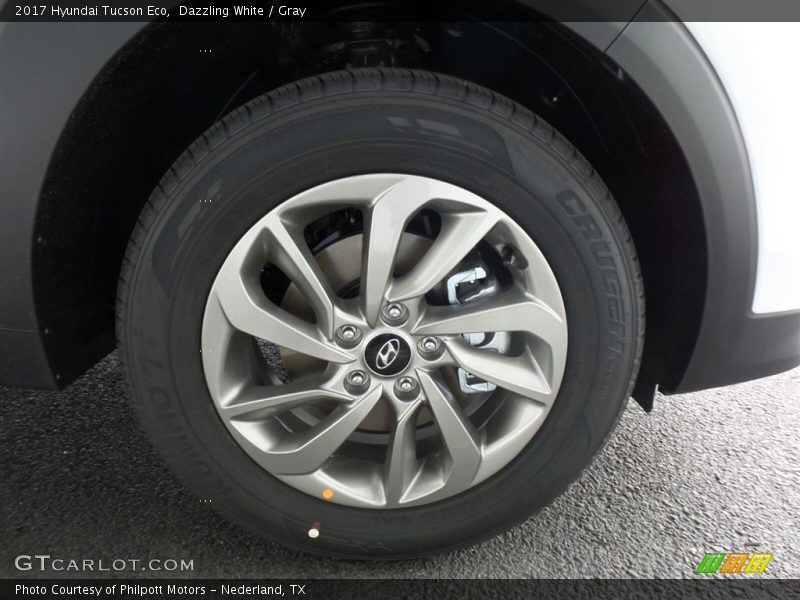 Dazzling White / Gray 2017 Hyundai Tucson Eco