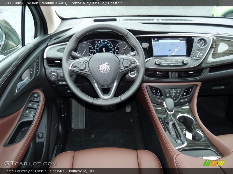 Bronze Alloy Metallic / Chestnut 2018 Buick Envision Premium II AWD