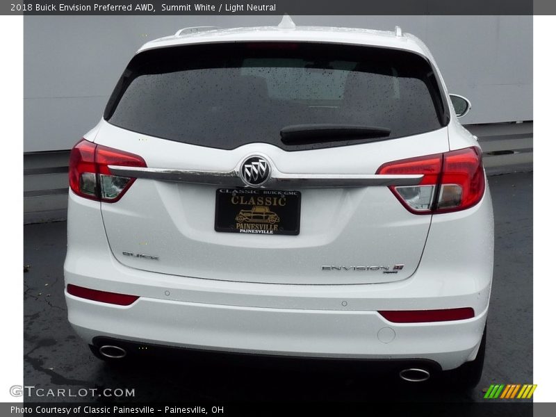 Summit White / Light Neutral 2018 Buick Envision Preferred AWD