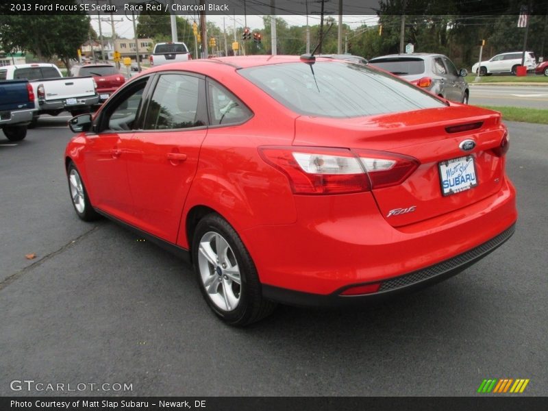 Race Red / Charcoal Black 2013 Ford Focus SE Sedan