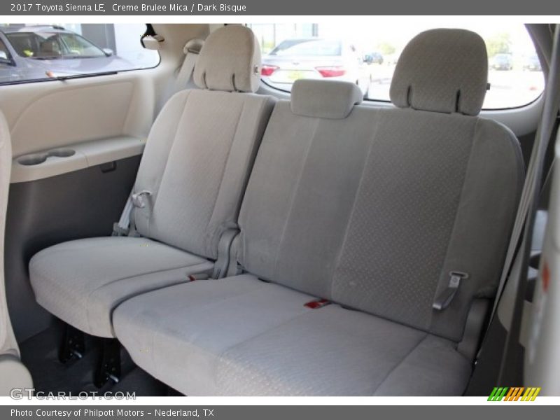 Creme Brulee Mica / Dark Bisque 2017 Toyota Sienna LE