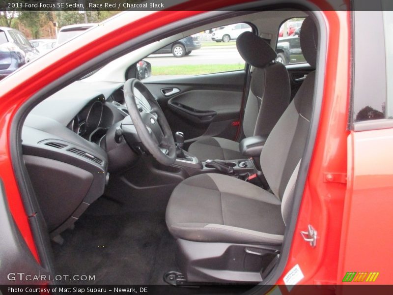 Race Red / Charcoal Black 2013 Ford Focus SE Sedan