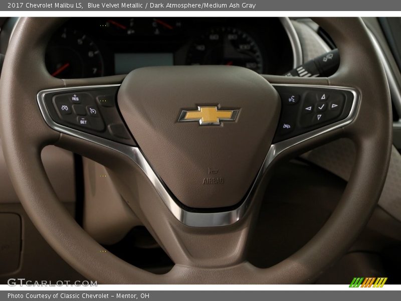 Blue Velvet Metallic / Dark Atmosphere/Medium Ash Gray 2017 Chevrolet Malibu LS