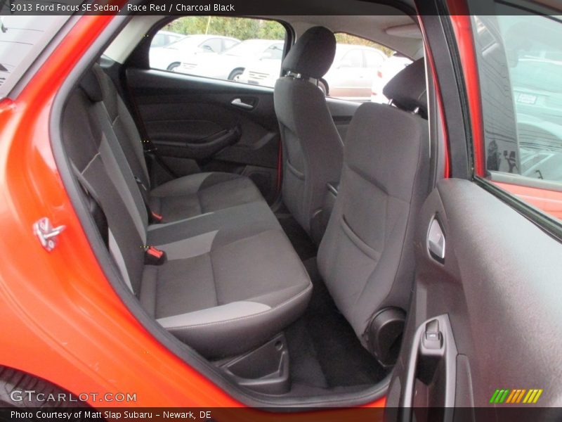 Race Red / Charcoal Black 2013 Ford Focus SE Sedan