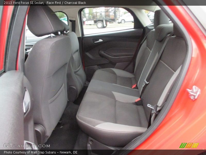 Race Red / Charcoal Black 2013 Ford Focus SE Sedan