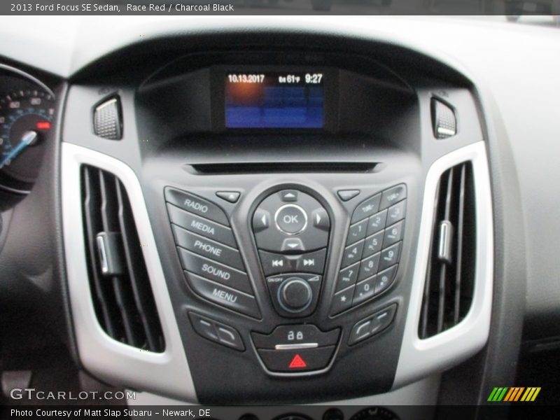 Race Red / Charcoal Black 2013 Ford Focus SE Sedan