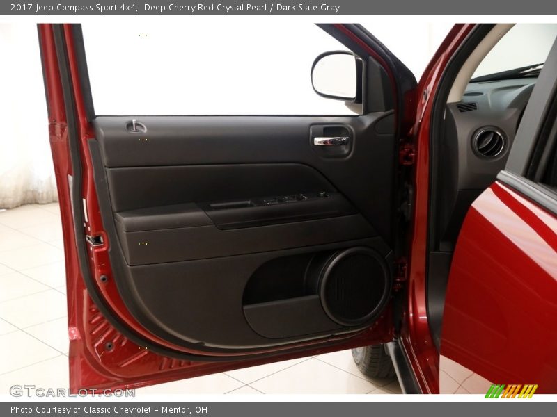 Deep Cherry Red Crystal Pearl / Dark Slate Gray 2017 Jeep Compass Sport 4x4