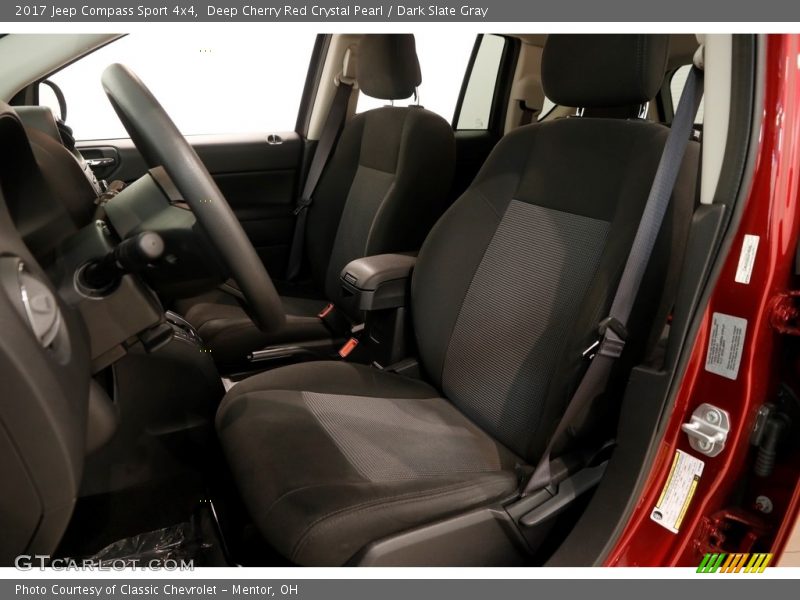Deep Cherry Red Crystal Pearl / Dark Slate Gray 2017 Jeep Compass Sport 4x4