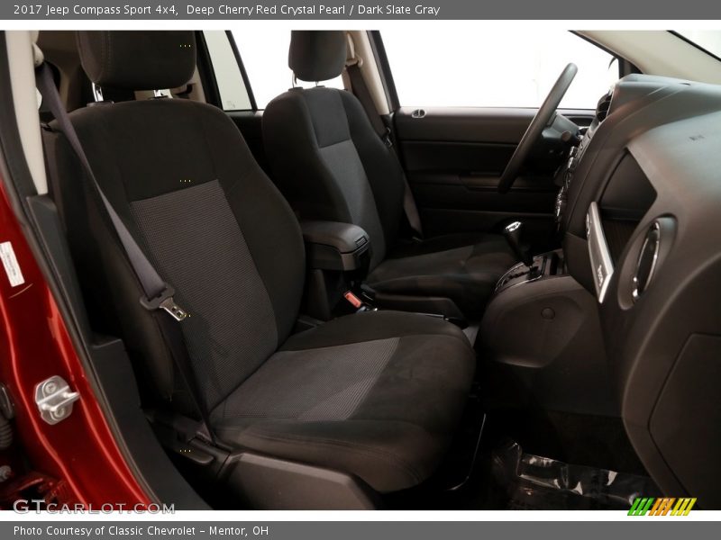 Deep Cherry Red Crystal Pearl / Dark Slate Gray 2017 Jeep Compass Sport 4x4