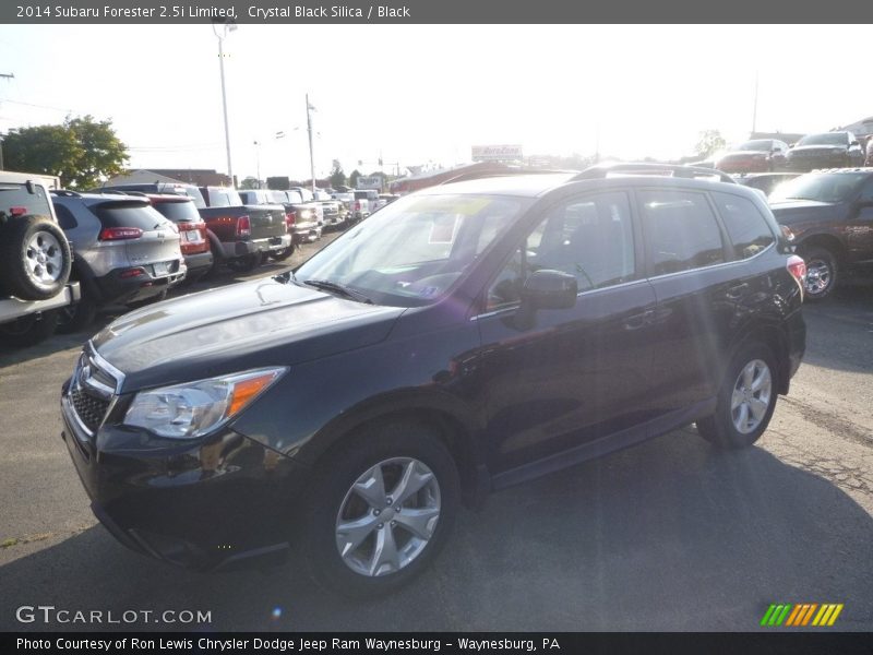 Crystal Black Silica / Black 2014 Subaru Forester 2.5i Limited