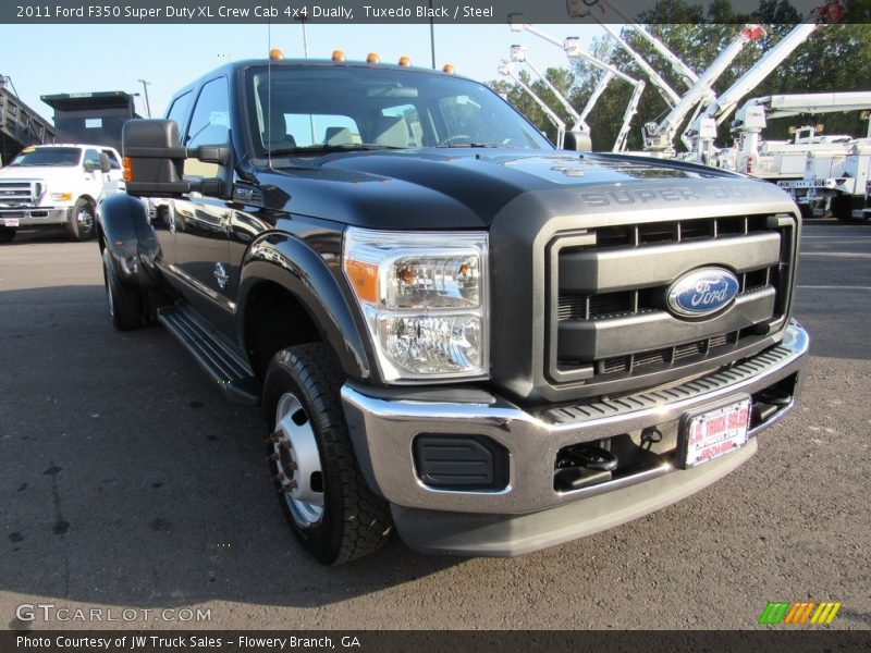 Tuxedo Black / Steel 2011 Ford F350 Super Duty XL Crew Cab 4x4 Dually