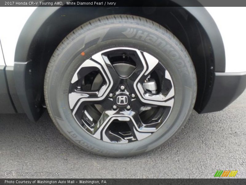 White Diamond Pearl / Ivory 2017 Honda CR-V Touring AWD