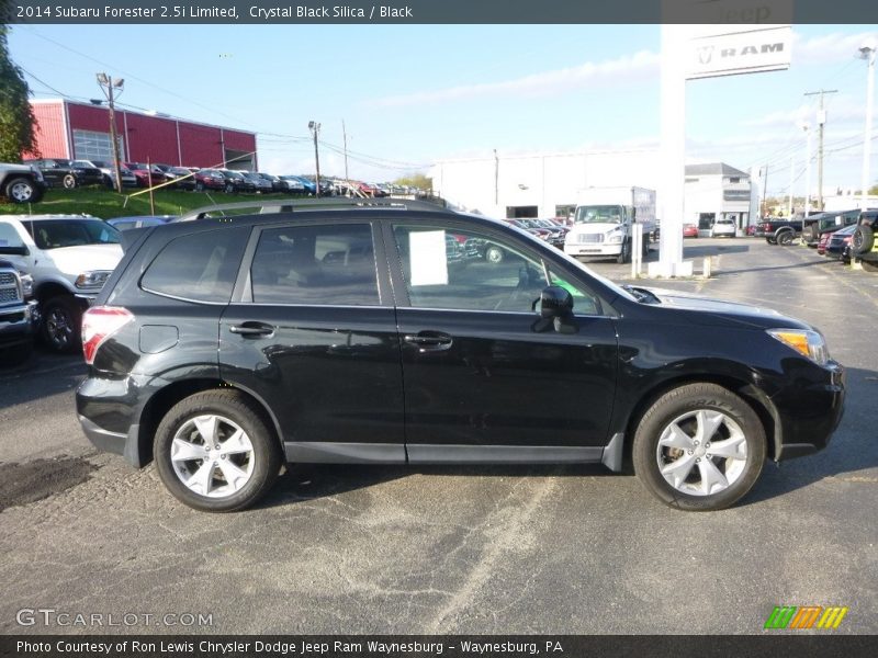 Crystal Black Silica / Black 2014 Subaru Forester 2.5i Limited
