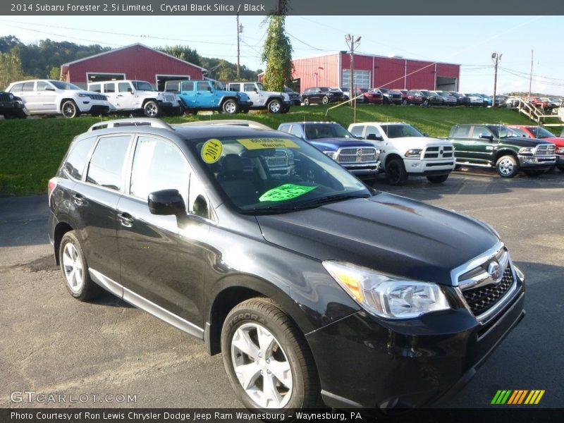 Crystal Black Silica / Black 2014 Subaru Forester 2.5i Limited
