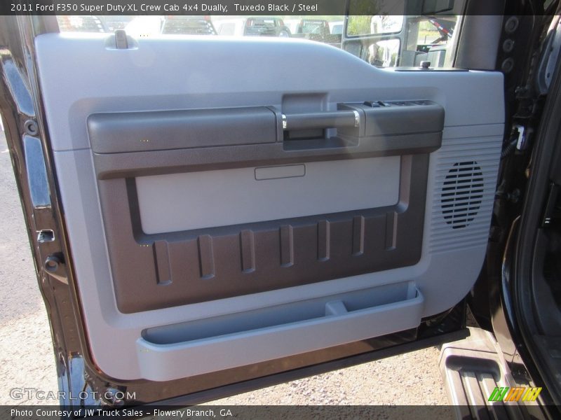 Tuxedo Black / Steel 2011 Ford F350 Super Duty XL Crew Cab 4x4 Dually